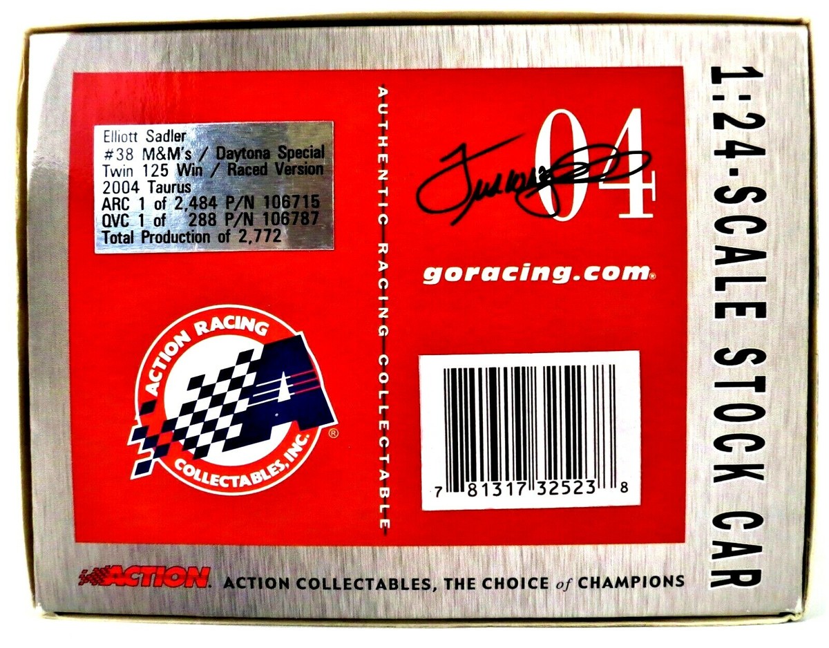 Elliott Sadler #38 M&M's/Daytona Special Twin 125 Win/Raced