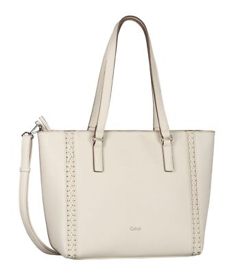 Gabor Jolene Zip Shopper M Shopper Schultertasche Tasche Cream White creme Neu