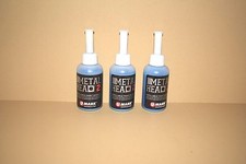 3 Metal Head2 Paint Markers 2 Oz Blue Metal Marking Auto Salvage Concrete Lumber