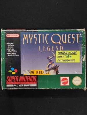Boxed Mystic Quest Legend | FREE POSTAGE!!!