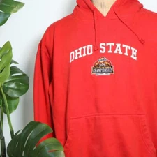 Vintage 00s Ohio State Buckeyes BCS Hoodie Sweatshirt 