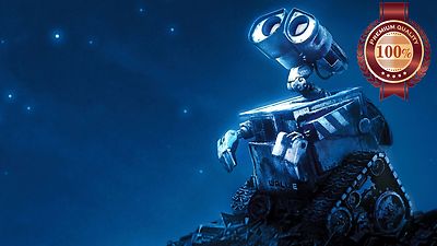 WALL-E SCENE ROBOT LOOKING UP STARS WALL ART PRINT MOVIE FILM PREMIUM POSTER