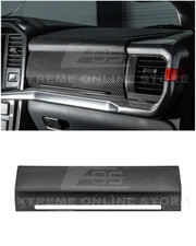 For 21-Up Ford F-150 CARBON FIBER Interior Passenger Side Storage Panel Cover