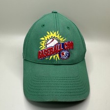 New Era Little League Baseball Camp Snapback Green Cap /Hat Youth Preowned