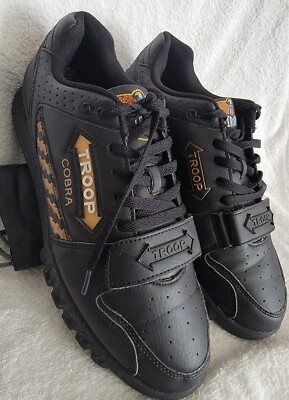 Troop Cobra Men's Low Top Sneaker Shoes Active/ Casual Black