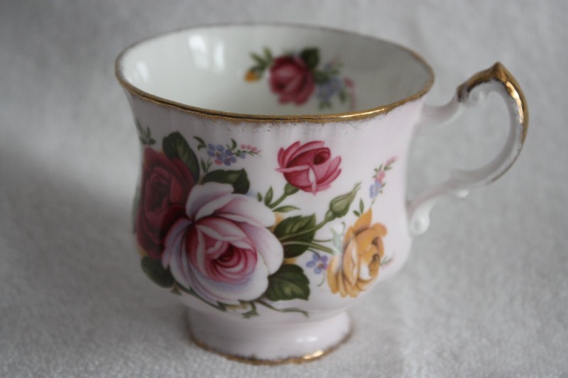 Vintage Paragon Rose Design Footed Teacup