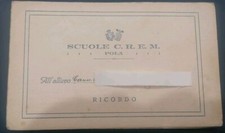 Scuola, C.R.E.M Pola, Dicembre 1928,anno Fascista VII