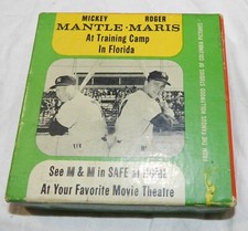 Vintage 8mm Film - Mickey Mantle  Roger Maris At Training Camp in Florida