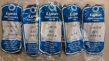 5 NEW Lynn Electronics H4C-M-M-25-BK 25' Black Telephone Handset Coil Cord 09691