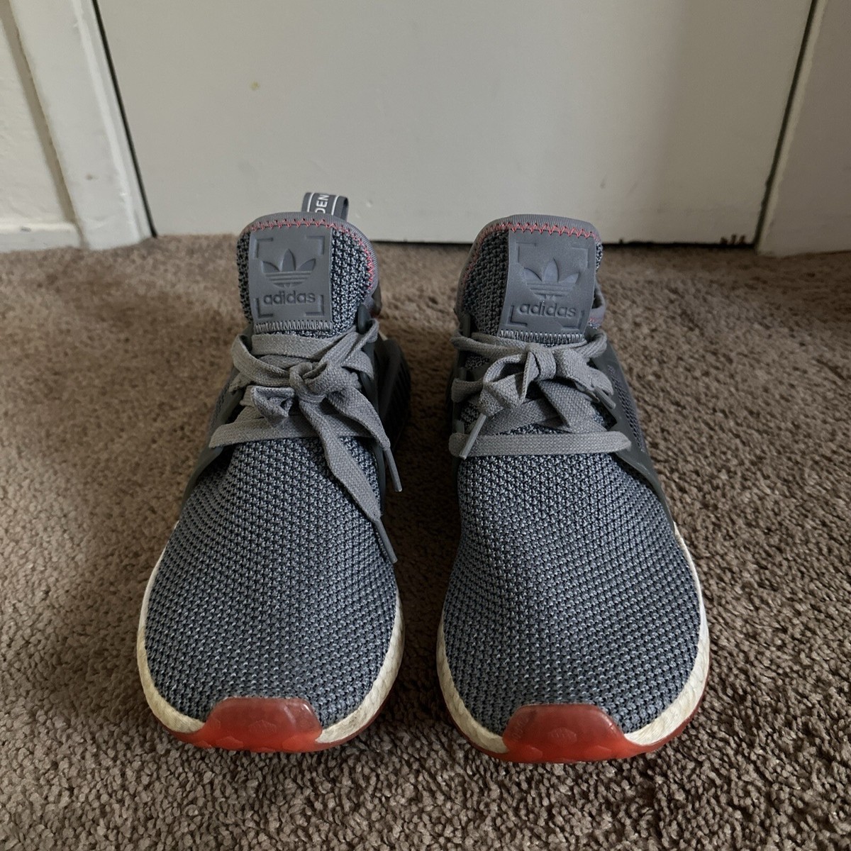 adidas gazelle silver green womens Adidas NMD XR1 Grey Three Solar Red main image 1