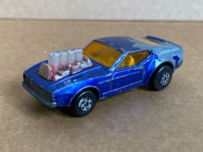 Matchbox Rolamatics Mustang Piston Popper, No 10, 1973, Die Cast