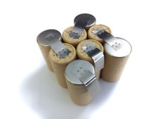 Akkupack Selbsteinbau für Metabo 3000mAh NiMH 9,6V Schlagschrauber Sb 100/2 R-L 