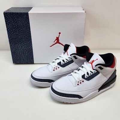 Air Jordan 3 Retro SE Fire Red Denim Size 8 Brand New! Deadstock