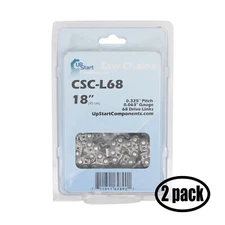 2-Pack Replacement 18-Inch L68 22BPX Chainsaw Chain for Stihl 26RM3 68