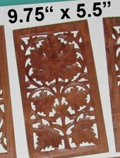 Vtg Reticulated Wood Carved Maple Leaf Decorative Salvage Piece, DIY, 9.75"x5.5