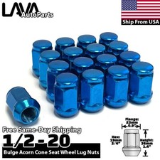 20x Blue 12-20 Conical Lug Nut Fit Ford Explorer Taurus Mustang Ranger Ltd