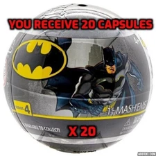 Mashems Batman Series 4 Case/Lot Of 20 Sphere Capsules Toys Brand New