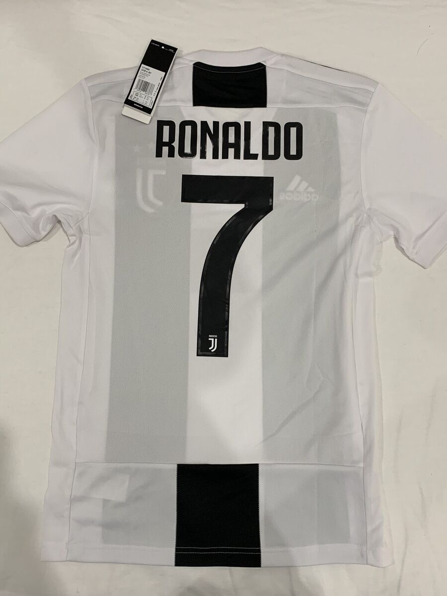 Adidas Juventus 18/19 Home Soccer Jersey #7 Ronaldo Football Adidas Juventus 18/19 Home Soccer Jersey #7 Ronaldo Football