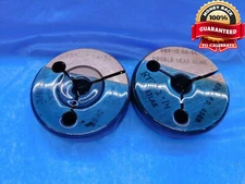 .495 12 SA 3C STUB ACME DOUBLE LEAD THREAD RING GAGES GO NO GO = .4648 & .4588