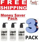 3 x Liquid Silk Water Based Lubricant 250ml (EXP:-12/2027)