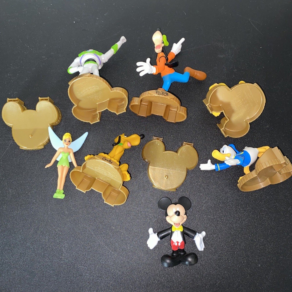 Lot Of 7 McDonald's Disneyland 50th Anniversary Figures With