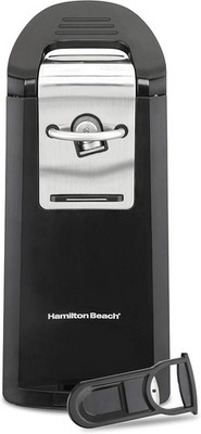 Hamilton Beach Smooth Touch Electric Automatic Can Opener Easy Push Down Lever,