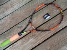 WILSON BURN 100LS TENNIS RACKET - 4" GRIP - 100 sq. in. - UNSTRUNG