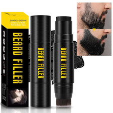 Newbang Beard Filler, 2-In-1 Filling Stick and Brush for Men, Waterproof Long-La