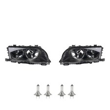 Scheinwerfer Set Halogen passend für BMW 3er E46 ab 98-01 schw. mit H7-H7 Li Re.