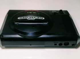 Sega Genesis Model 1 Video Game Console 1601 & Jurasic Park game Tested & Works!