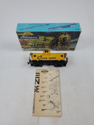 Sistema de ajedrez escala Ho Athearn 5369 visión ancha caboose B&O 3358 caja azul  | Zustand: Used