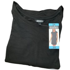 Nicole Miller Women’s Dress Black Knot Stretch Cap Sleeve Size 3X NWT