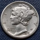 1916 S Mercury Dime 10c High Grade UNC Uncirculated #96555