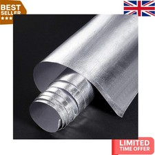 Adhesive Aluminized Fiberglass Heat Sheet - 24x48 Silver Insulation