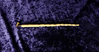 Antike Schreibfeder Halter Bein geschnitzt gedrechselt Stift Thora Zeiger ? alt