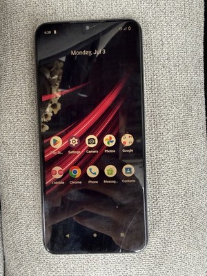 T-Mobile Android Bar Smartphone Black 50MP Dual Camera Rear Camera 50 MP