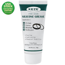Silicone Grease Food Grade Lubricant for O Rings Faucets Plumbing 1 Oz Tube