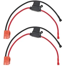 2PCS Battery Wire Harness Connector Compatible with 12-Volt Ride On Vehicle w...