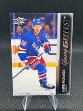 2021-22 Upper Deck Young Guns #480 Justin Richards - New York Rangers