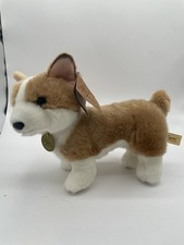NEW Miyoni By Aurora 9 Welsh Corgi Plush Puppy Dog Stuffed Animal Realistic Dog