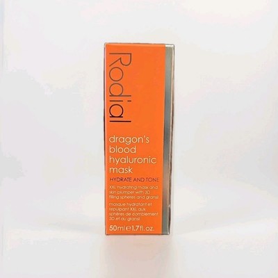 Rodial Dragon's Blood Hyaluronic Mask Hydrate Tone 1.7floz/50ml NIB $58 Retail
