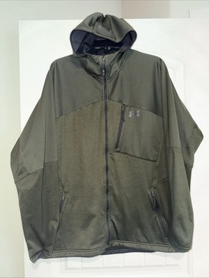 Under Armour Cold Gear Reactor Men Hoodie Utility Jacket XL Olive
