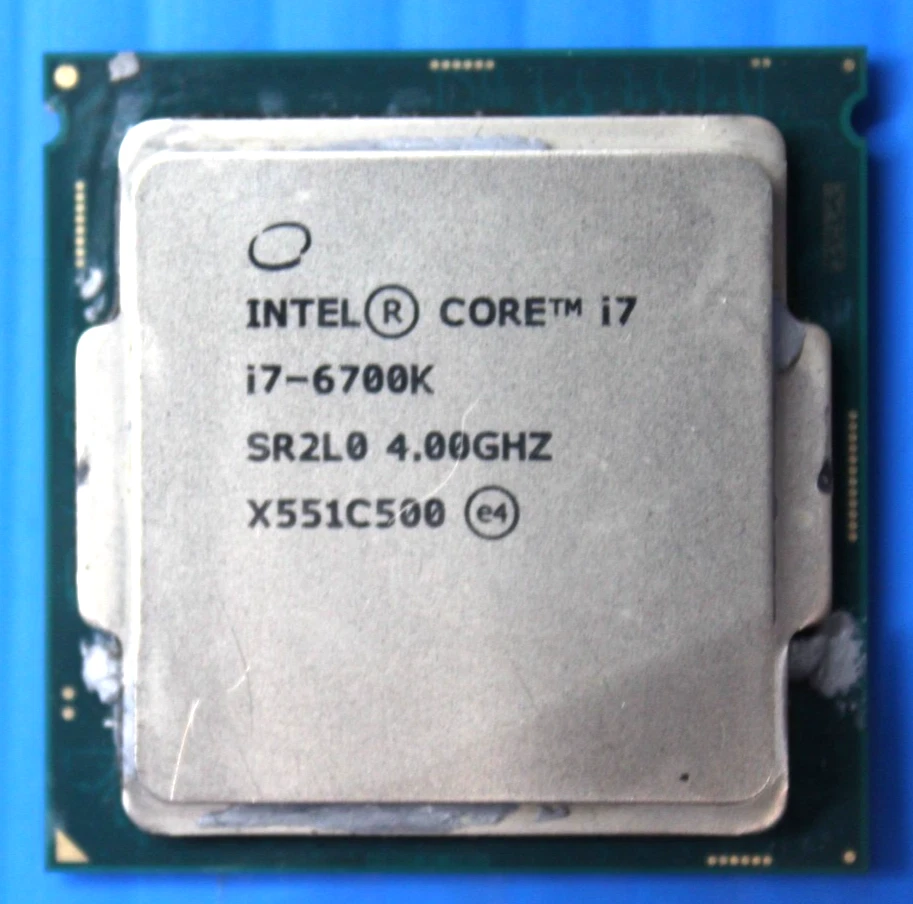 Intel Core i7-6700K Processor Model LGA 1151/H4 Socket Type