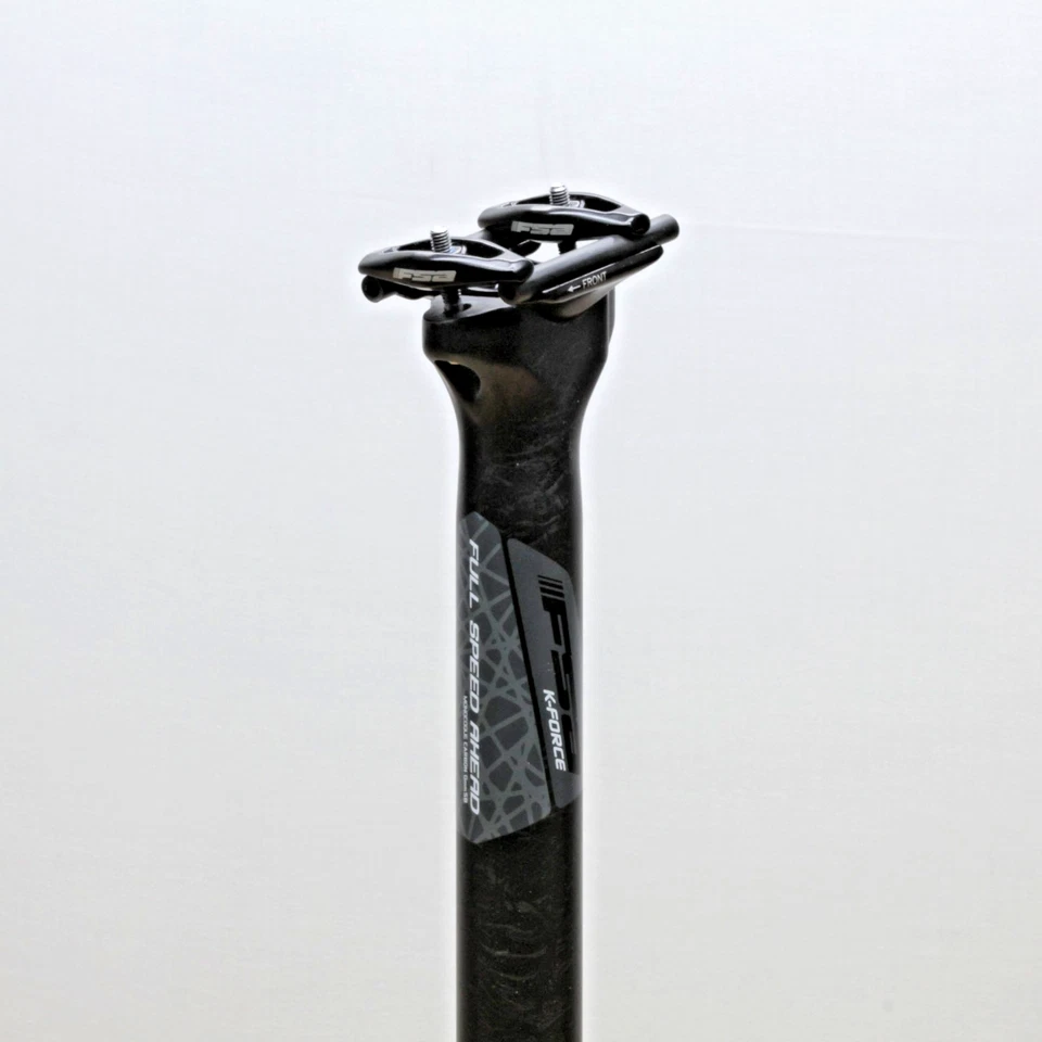 Tija de sillín de bicicleta FSA K-Force MTB - negra - 31,6x350 mm Foto 3 de 4