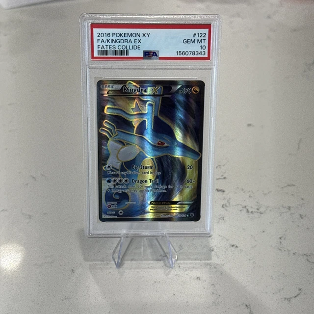 KINGDRA EX PSA 10 FATES COLLIDE 2016 #122 - POP 161 NEW CERT!