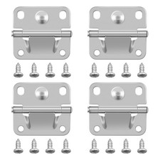 4 Cooler Stainless Steel Hinges W 16 Screws for Coleman Igloo Ice Chest More