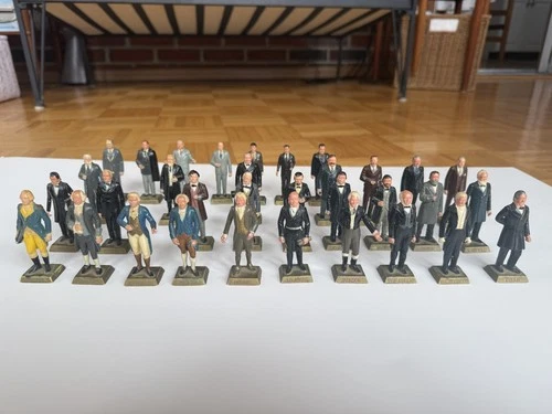 Vintage Marx U.S. Presidents (1-37) Painted 1960's Mini Figures Lot of 33
