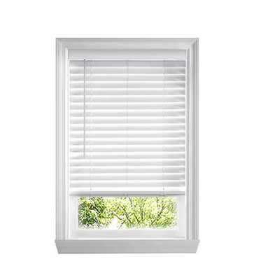 Home Decorators White Cordless 2  Faux Wood Blinds   Multiple Sizes