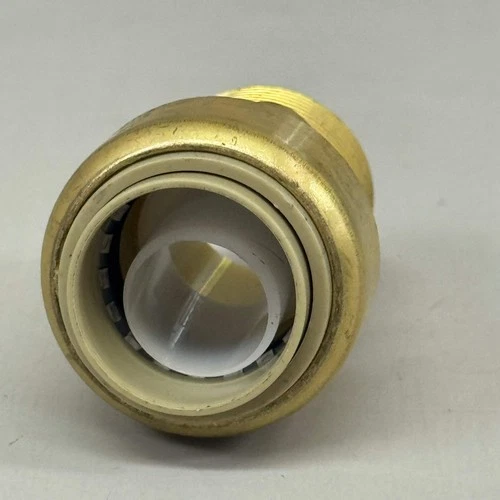 JONES STEPHENS (3 Pack) Plumbite Push On Male Adapter 3/4"x3/4" Brass C77418LF - Picture 4 of 7