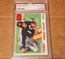 1955 Topps All American Chris Cagle #95, PSA Graded NM-MT 8